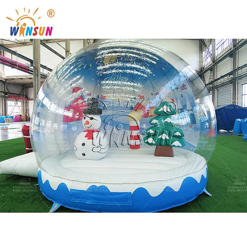 Christmas Inflatable Snow Globe with snowman